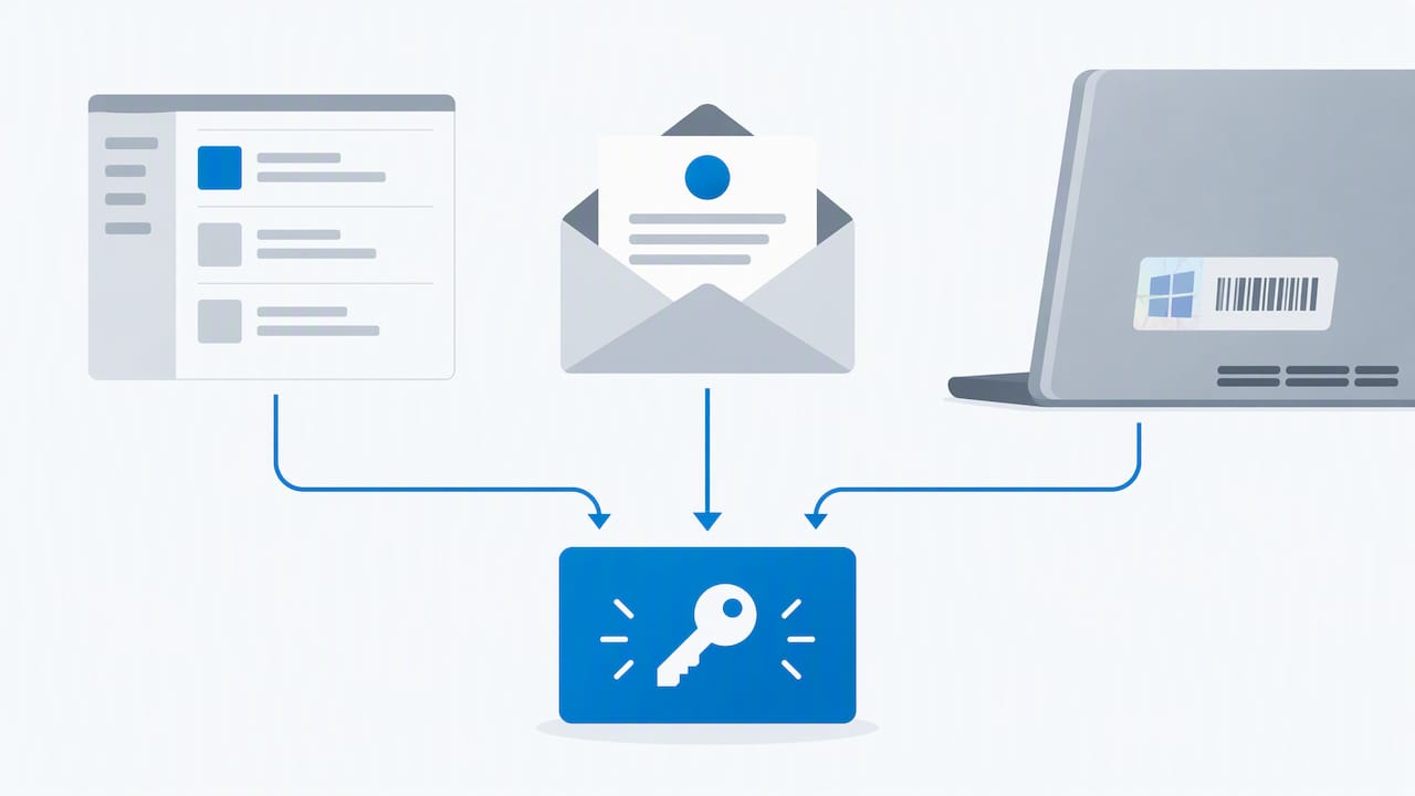 Tres formas visuales para verificar la propiedad de Windows