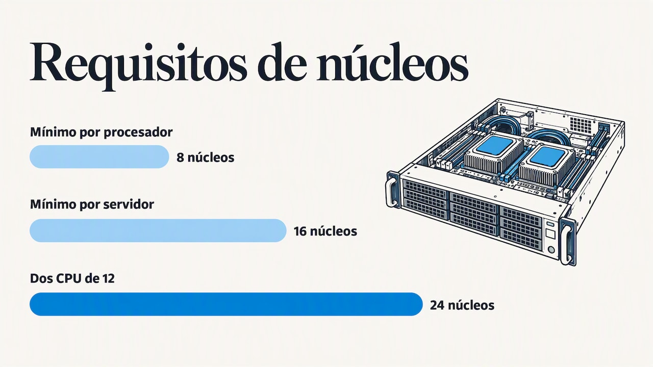 Modelo por núcleos y licenciamiento por máquina virtual: reglas y mínimos — overview diagram